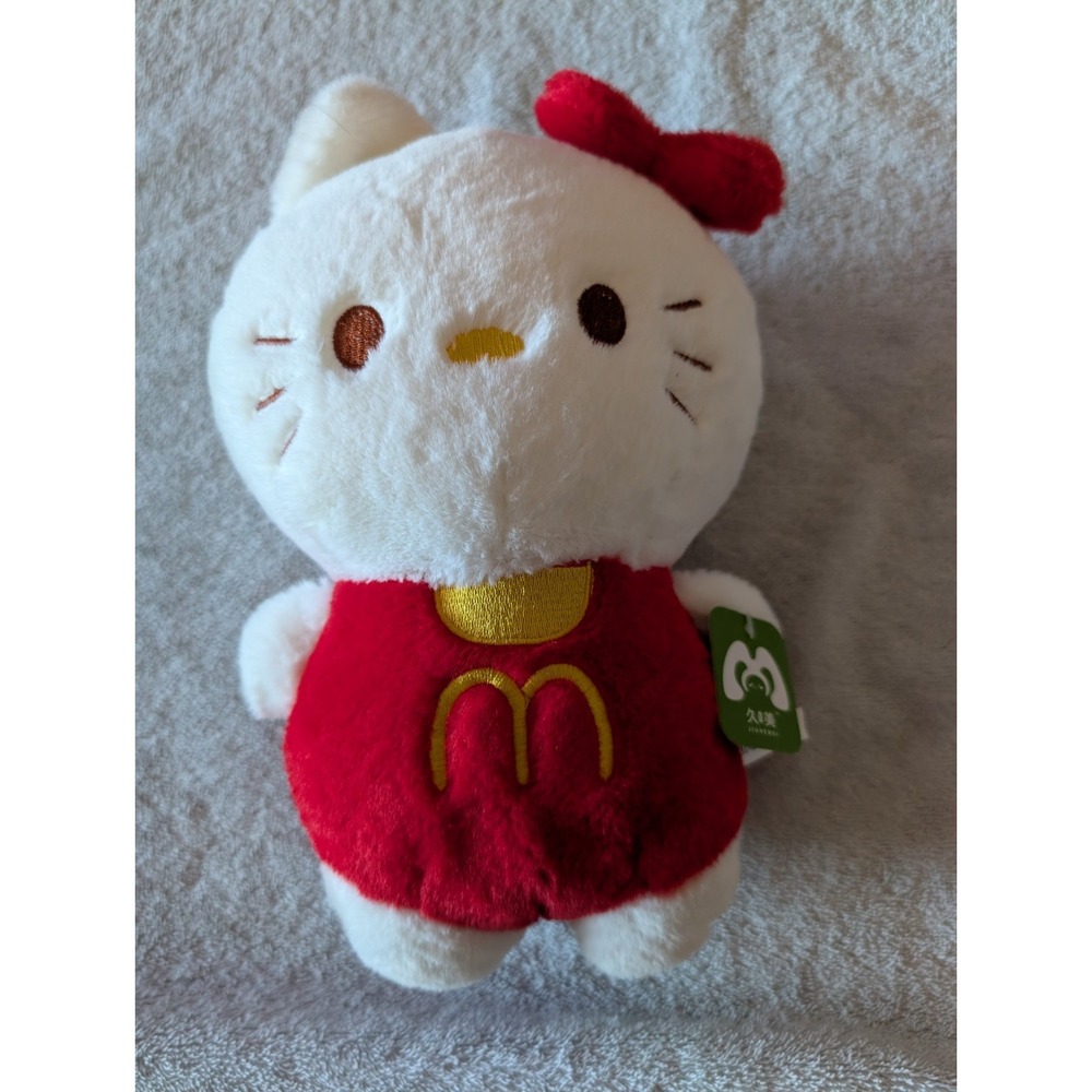 New‎ Hello Kitty Cartoon Fast Food Worker Mcdonald's Plushie